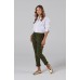 AALIA - Christo Velvet Jogger - Olive