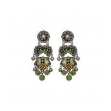 AYALA BAR - Green Moonlight Earrings