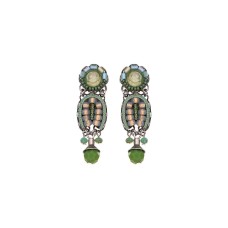 AYLA BAR - Green Moonlight Earrings