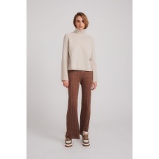 ESTILO EMPORIO - Sienna Wool Fitted Turtleneck - Stone