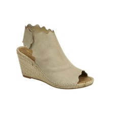 ESTILO EMPORIO - Scallop Bootie Espadrille Stone