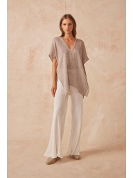 ESTILO EMPORIO - Zaza Top - Rete Panna * (Pictured in Rete Taupe)