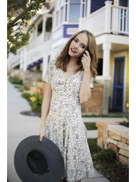 FREE PEOPLE - Mystical Dress - Neutral Combo