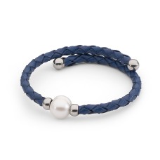 IKECHO - Royal Blue 10-11 mm  Freshwater Pearl Bracelet