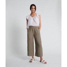 IN THE SAC - Ayra Wide Leg Linen Pant - Cypress