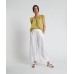 IN THE SAC - Ayra Wide Leg Linen Pant - White