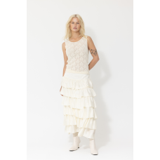 JOEY THE LABEL - Silk Imposter Layer Skirt - Vanilla