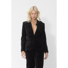 JOEY THE LABEL - Velvet Ringmaster Blazer - Black