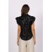 JOEY THE LABEL - Sequin Me Blouse - Black