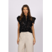 JOEY THE LABEL - Sequin Me Blouse - Black