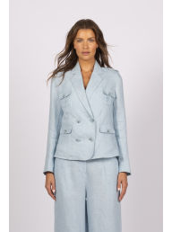 JOEY THE LABEL - Safari Jacket - Sky Blue