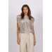 JOEY THE LABEL - Venus Sequin Top - Silver