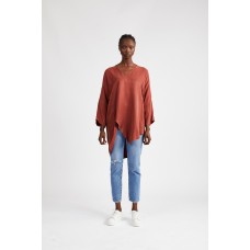 KINNEY - Milla Top in Brick