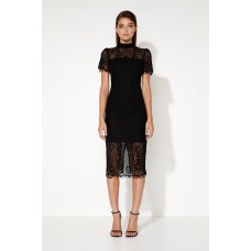 MOSSMAN - Making the Connection Dress - Black