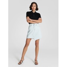 NOBODY DENIM - Piper Skirt Skewed Glimmering