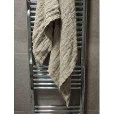 Bessie Handwoven, Pure Linen Bath Towel - Natural