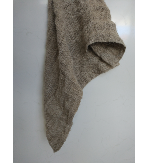 Bessie Handwoven, Pure Linen Hand Towel - Natural 