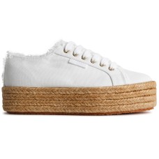 SUPERGA - 2790 Fringed Cotton Rope White Shoe