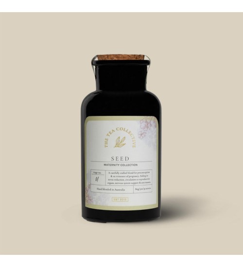 THE TEA COLLECTIVE -  Maternity Stage 1 'Seed' - Boutique Jar + 100g Loose Leaf Tea