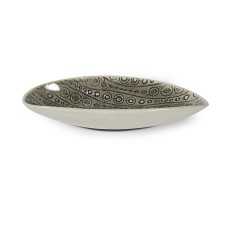 WONKI WARE - Pebble Olive Black Lace