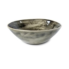 WONKI WARE - Salad Bowl Black Beach Sand Small