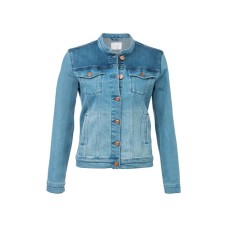 YAYA - 2 Tone Denim Jacket - Blue Denim