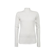 YAYA - Transparent Knit Top  - Wool White