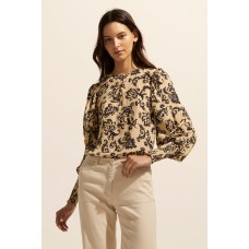 ZOE KRATZMANN - Beam Top - Ochre Floral