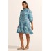 ZOE KRATZMANN - Beacon Dress - Sapphire Tile