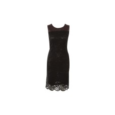 BY TI MO - Sleeveless Lace Dress - Black 